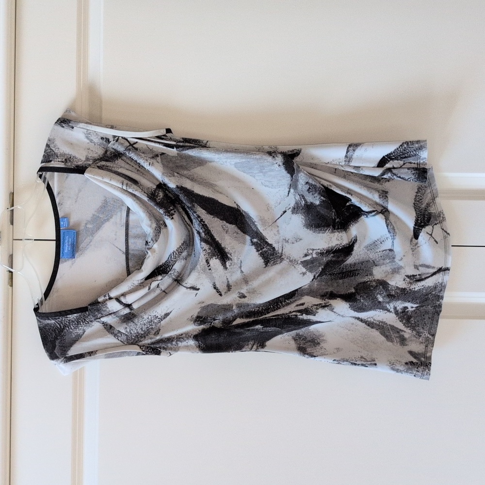 Simply Vera Vera Wang Black and White Sleeveless Top